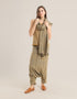 Patterned harem jacquard pants